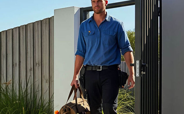 Plumber Arriving Bag